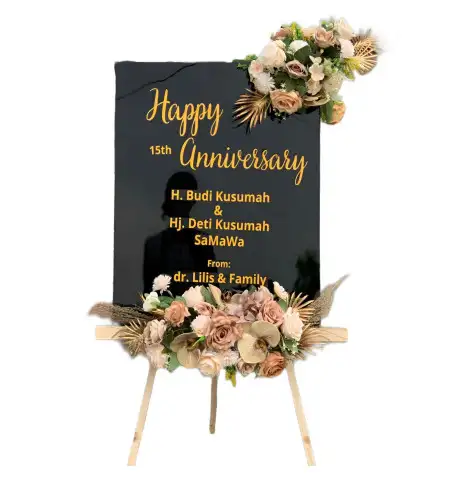 Papan Bunga Akrilik Lamdingin