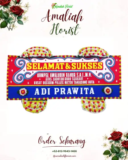 Papan Bunga Ucapan Selamat Lamdingin